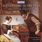 SCARLATTI, A.: Opera omnia per tastiera, Vol. 4 (Tasini)