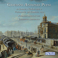 PIANI, G.A.: Violin Sonatas, Op. 1, Nos. 1-12 (Mencattini, Ensemble Labirinto Armonico)