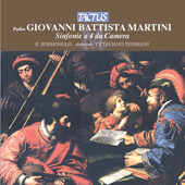 MARTINI, G.B.: Sinfonias a 4 (Il Rossignolo, Tenerani)