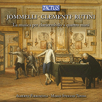 Music for Harpsichord 4 Hands - JOMMELLI, N. / CLEMENTI, M. / RUTINI, G.M. (Firrincieli, Tonda)