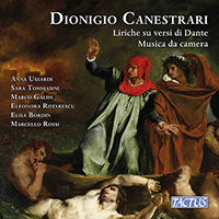 CANESTRARI, D.: Songs / Chamber Music (Ussardi, Tommasini, Galifi, Rotarescu, Bordin, M. Rossi)