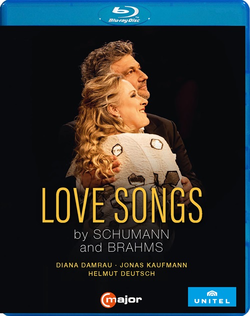 Vocal Duet Recital: Damrau, Diana / Kaufmann, Jonas - SCHUMANN, R. / BRAHMS, J. (Love Songs) (Blu-ray, HD)
