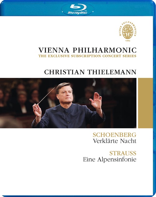 SCHOENBERG, A.: Verklärte Nacht (1943 version) / STRAUSS, R.: Eine Alpensinfonie (Vienna Philharmonic, Thielemann) (Blu-ray, HD)