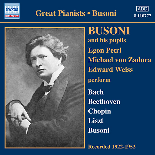 BUSONI AND HIS PUPILS (1922-1952) - 8.110777 | Discover more