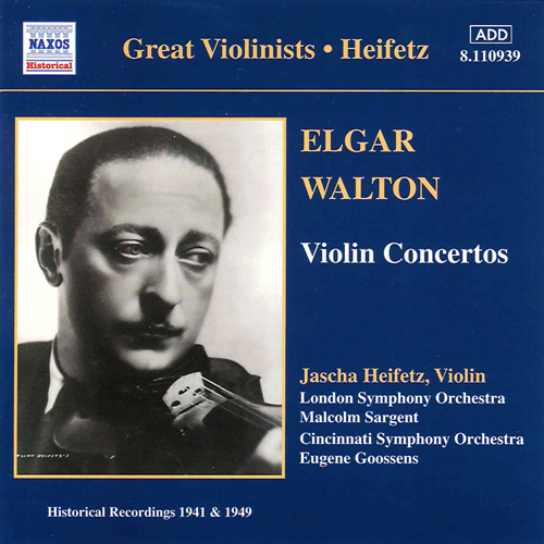 ELGAR / WALTON: Violin Concertos (Heifetz) (1941, .. - 8.110939