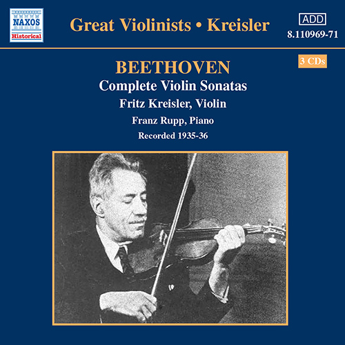BEETHOVEN: Violin Sonatas (Complete) (Kreisler) (1 ...