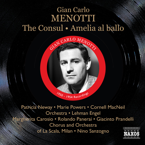 MENOTTI, G.: Consul (The) / Amelia al ballo (Engel, Sanzogno) (1950, 1954) MENOTTI, G.: Consul (The) / Amelia al ballo (Engel, Sanzogno) (1950, 1954)