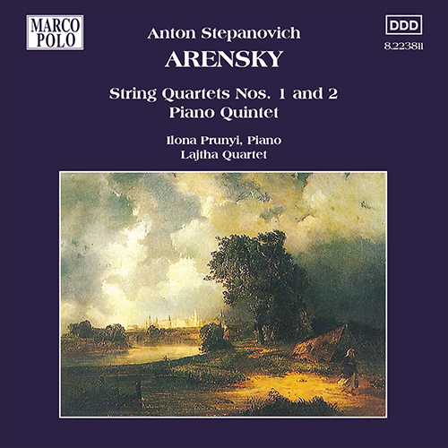 ARENSKY: String Quartets Nos. 1 and 2 / Piano Quin