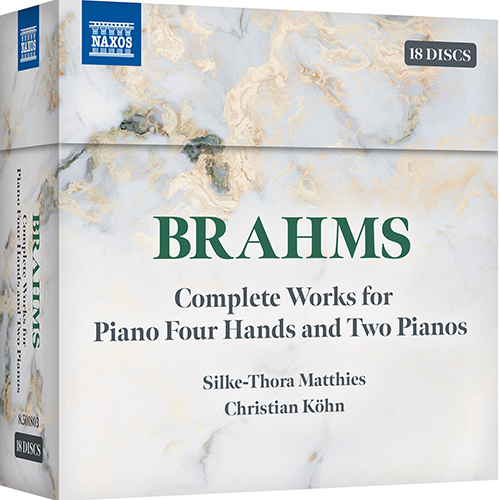 BRAHMS, J.: Works for Piano Four Hands and Two Pianos (Complete) (Matthies, Köhn) (18-CD Box Set)