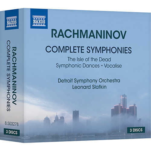 RACHMANINOV, S.: Symphonies (Complete) (Detroit Symphony, L. Slatkin) (3-CD Box Set)