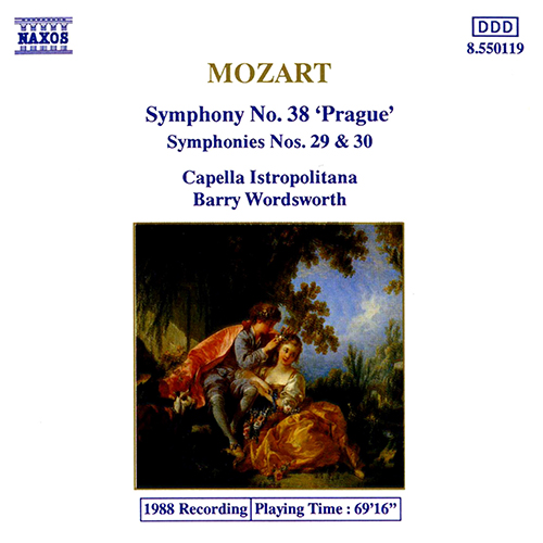 MOZART: Symphonies Nos. 29, 30 and 38 - 8.550119 | Discover