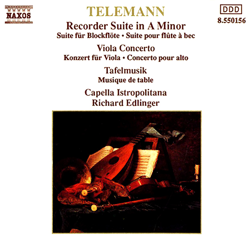 Viola Concerto 8.550156 : Recorder Suite ref Telemann 