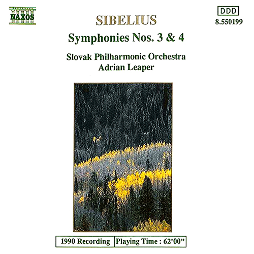 SIBELIUS: Symphonies Nos. 3 and 4 - 8.550199 | Discover more 