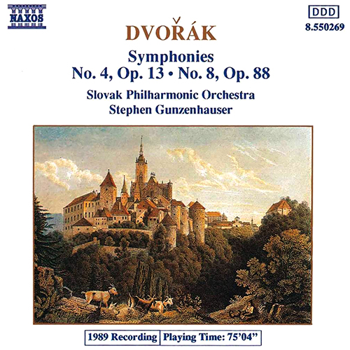 DVOŘÁK, A.: Symphonies Nos. 4 and 8 (Slovak Philha