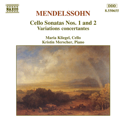 MENDELSSOHN: Cello Sonatas Nos. 1 and 2 / Variatio.. - 8.550655 