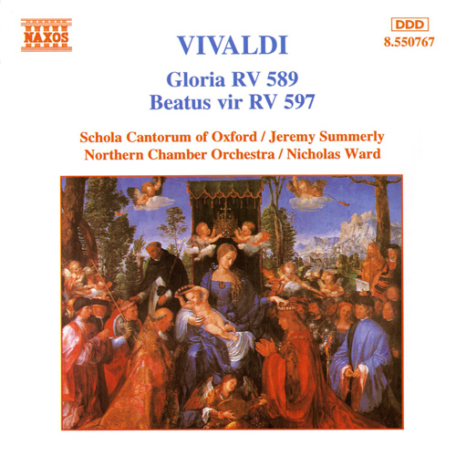 VIVALDI: Gloria, RV 589 / Beatus Vir, RV 597 - 8.550767 | Discover 