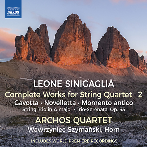 SINIGAGLIA, L.: String Quartet Works (Complete), Vol. 2 - Gavotta / Novelletta / Momento antico / String Trio (Szymanski, Archos Quartet)