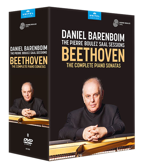 BEETHOVEN, L. van: Piano Sonatas (Complete) (D. Barenboim) (8-DVD Box Set) (NTSC)
