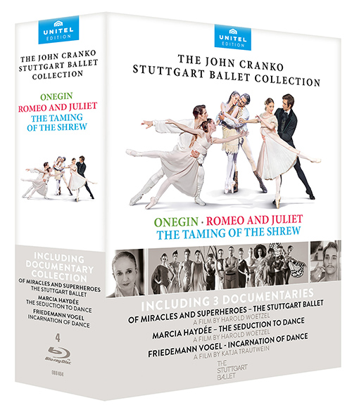 CRANKO, J.: Stuttgart Ballet Collection - Onegin / Romeo and Juliet / The Taming of the Shrew (4-Blu-ray Disc Box Set)