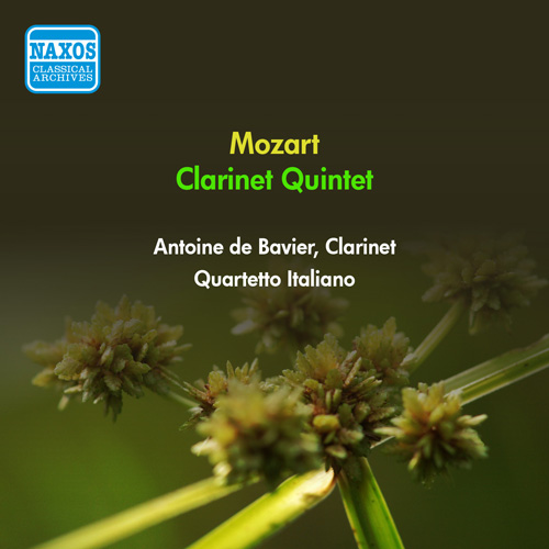 Casi Polinizador Conciencia MOZART, W.A.: Clarinet Quintet, K. 581 (de Bavier,.. - 9.80536 | Discover  more releases from Naxos Classical Archives