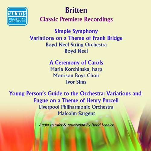 BRITTEN, B.: Classic Premiere Recordings (1938-1946)
