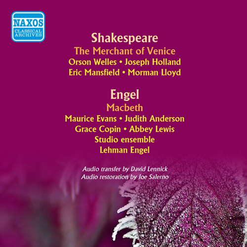 SHAKESPEARE, W.: Merchant of Venice, The / Macbeth (Welles) (1938, 1941)