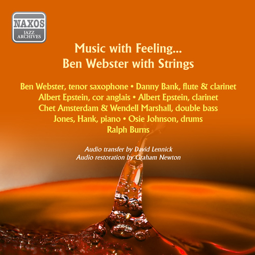 WEBSTER, Ben: Music with Feeling…Ben Webster with Strings