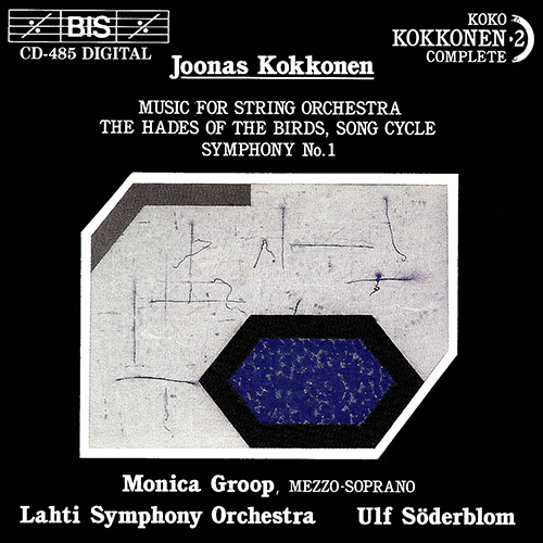 KOKKONEN: Complete Kokkonen Edition, Vol. 2 - BIS-CD-485