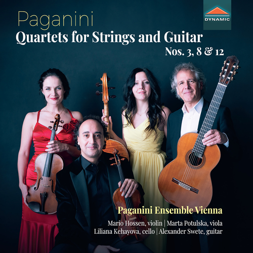 Paganini: Quartetette für Streicher und Gitarre op. 4, Nr. 3, 8 & 12 Paganini Ensemble Vienna