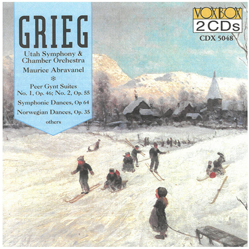 GRIEG, E.: Orchestral Works - Symphonic Dances / From Holberg's Time / 2 Elegiac Melodies / Peer Gynt Suites Nos. 1 and 2 (Utah Symphony, Abravanel)