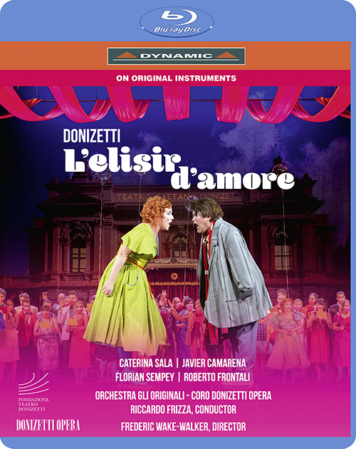 DONIZETTI, G.: Elisir d'amore (L') [Opera] (Fondazione Teatro Donizetti, 2021) (Blu-ray, HD)