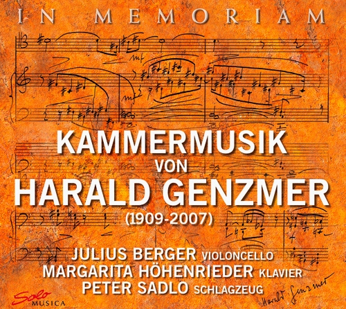 GENZMER, H.: Cello Sonata No. 2 / Piano Suite in C Major / Konzert for Piano and Percussion (In Memoriam) (Berger, Hohenrieder, Sadlo)