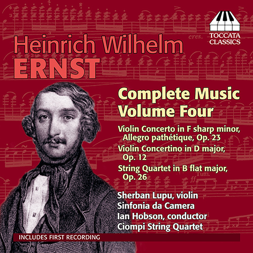 ERNST, H.W.: Violin Music (Complete), Vol. 4 (Hobson)