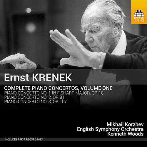 KRENEK, E.: Piano Concertos (Complete), Vol. 1 - Piano Concertos Nos. 1, 2 and 3 (Korzhev, English Symphony, K. Woods)