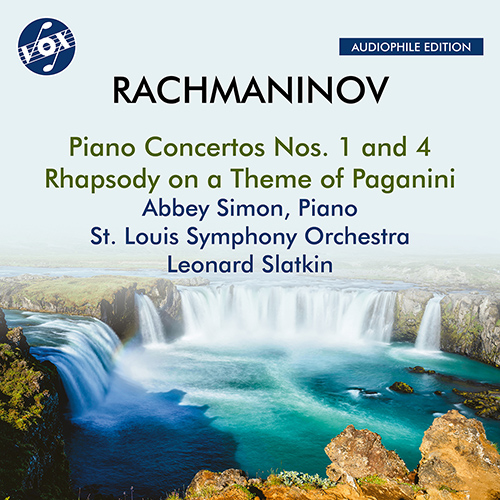 RACHMANINOV, S.: Piano Concertos Nos. 1 and 4 / Rhapsody on a Theme of Paganini (A. Simon, St. Louis Symphony, L. Slatkin)