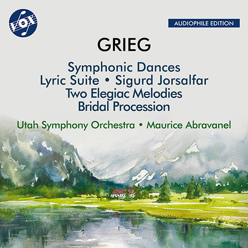 GRIEG, E.: Symphonic Dances / Lyric Suite / 3 Orchestral Pieces from Sigurd Jorsalfar / 2 Elegiac Melodies (Utah Symphony, Abravanel)
