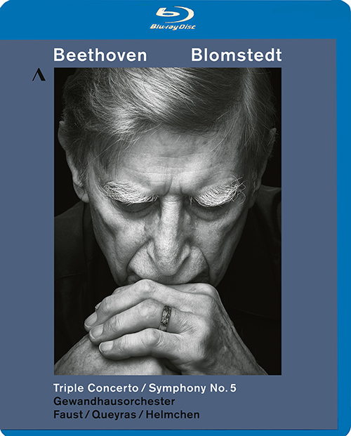 BEETHOVEN, L. van: Triple Concerto, Op. 56 / Symphony No. 5 (I. Faust, Queyras, Helmchen, Leipzig Gewandhaus Orchestra, Blomstedt) (Blu-ray, Full-HD)
