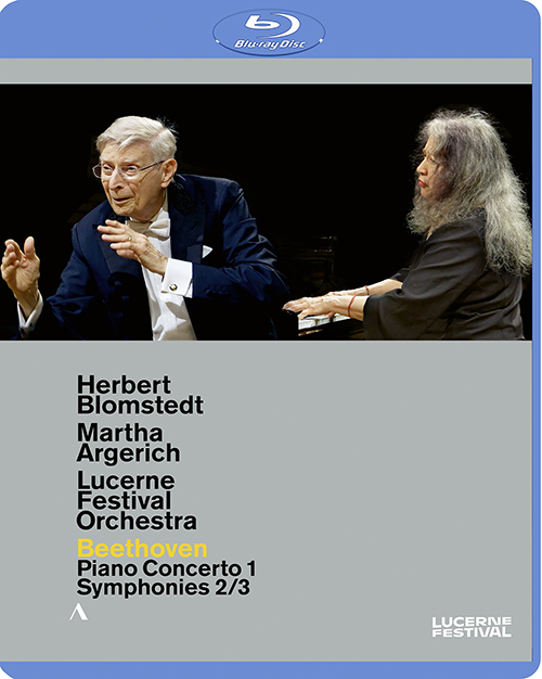 BEETHOVEN, L. van: Piano Concerto No. 1 / Symphonies Nos. 2 and 3 (Argerich, Lucerne Festival Orchestra, Blomstedt) (Blu-ray, Full-HD)