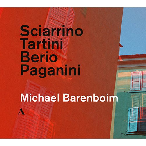Violin Recital: Barenboim, Michael - SCIARRINO, S. / TARTINI, G. / BERIO, L. / PAGANINI, N.