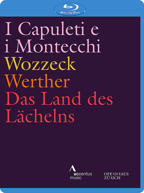 Operas and Operettas - BELLINI, V. / BERG, A. / LEHÁR, F. / MASSENET, J. (Zürich Opera, 2015-2017) (4-Blu-ray Disc Box Set, Full-HD)