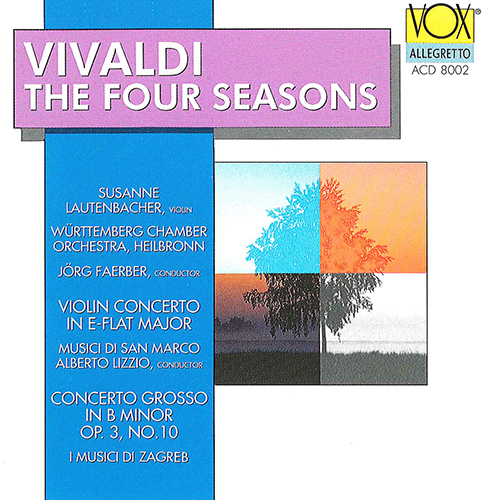 VIVALDI, A.: Four Seasons (The) / Violin Concerto in E-Flat Major / Concerto for Four Violins in B Minor (Lautenbacher)