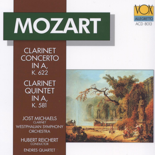 MOZART, W.A.: Clarinet Quintet / Clarinet Concerto (Michaels, Endres Quartet, Westphalian Symphony, Reichert)