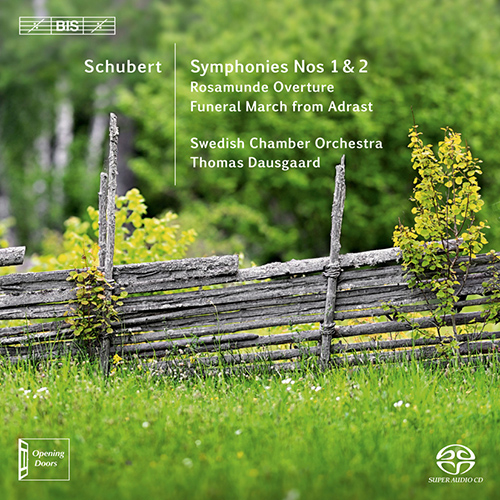 SCHUBERT, F.: Symphonies Nos. 1 and 2 / Adrast: Trauermarsch / Die Zauberharfe: Overture (Swedish Chamber Orchestra, Dausgaard)