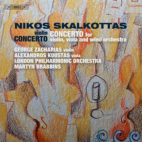 SKALKOTTAS, N.: Violin Concerto / Concerto for Violin, Viola and Wind Orchestra (G. Zacharias, Koustas, London Philharmonic, Brabbins)