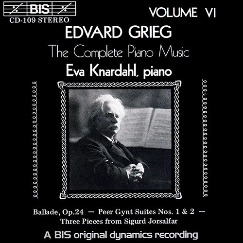 GRIEG: Complete Piano Music, Vol. 6