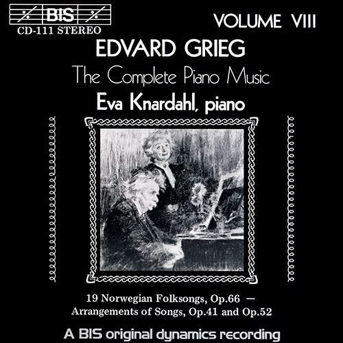 GRIEG: Complete Piano Music, Vol. 8