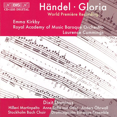 HANDEL: Gloria / Dixit Dominus