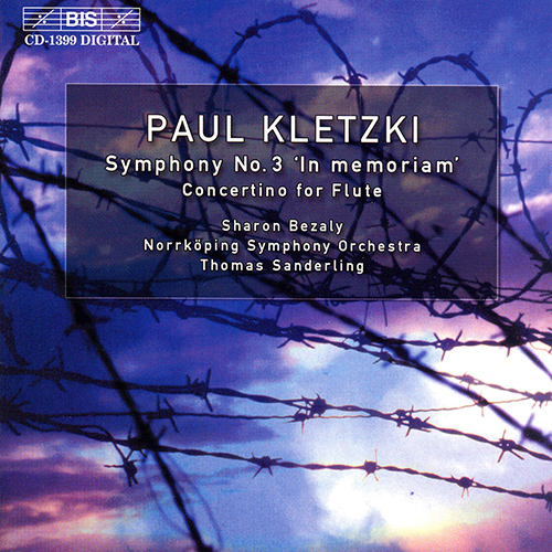 KLETZKI: Symphony No. 3 / Concertino for Flute