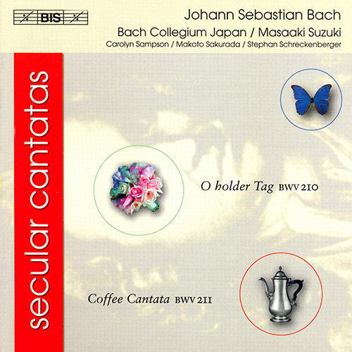 BACH, J.S.: Secular Cantatas, Vol. 1 (Suzuki) - BWV 210, 211