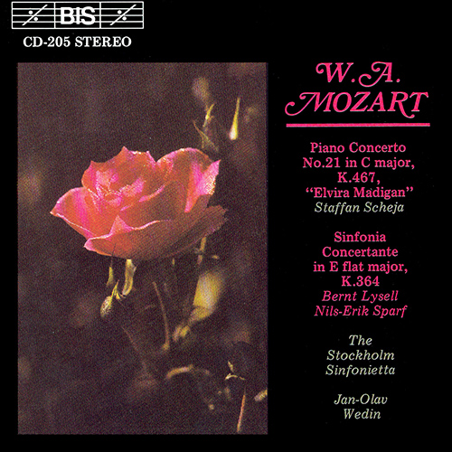 MOZART, W.A.: Piano Concerto No. 21 / Sinfonia Concertante, K. 364 (Scheja, Lysell, Sparf, Wedin)